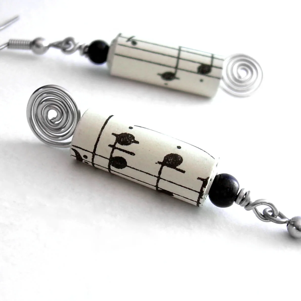 Recycled paper earrings discount